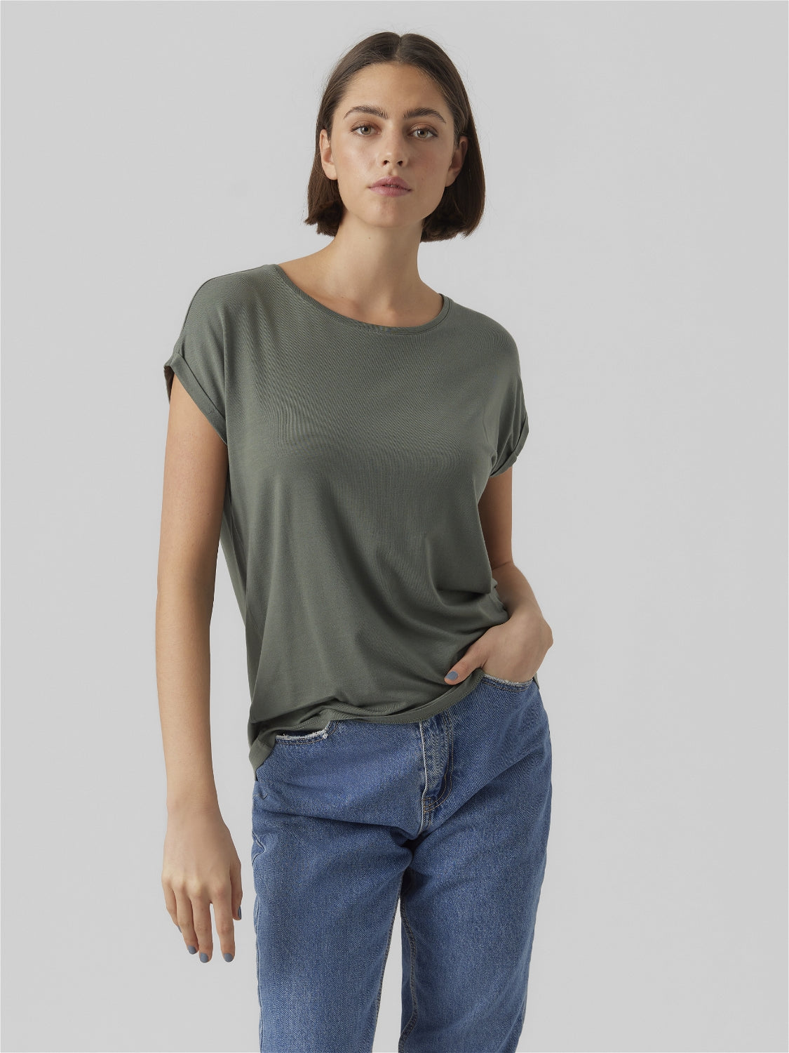 VMAVA PLAIN SS TOP JRS NOOS - 10284468