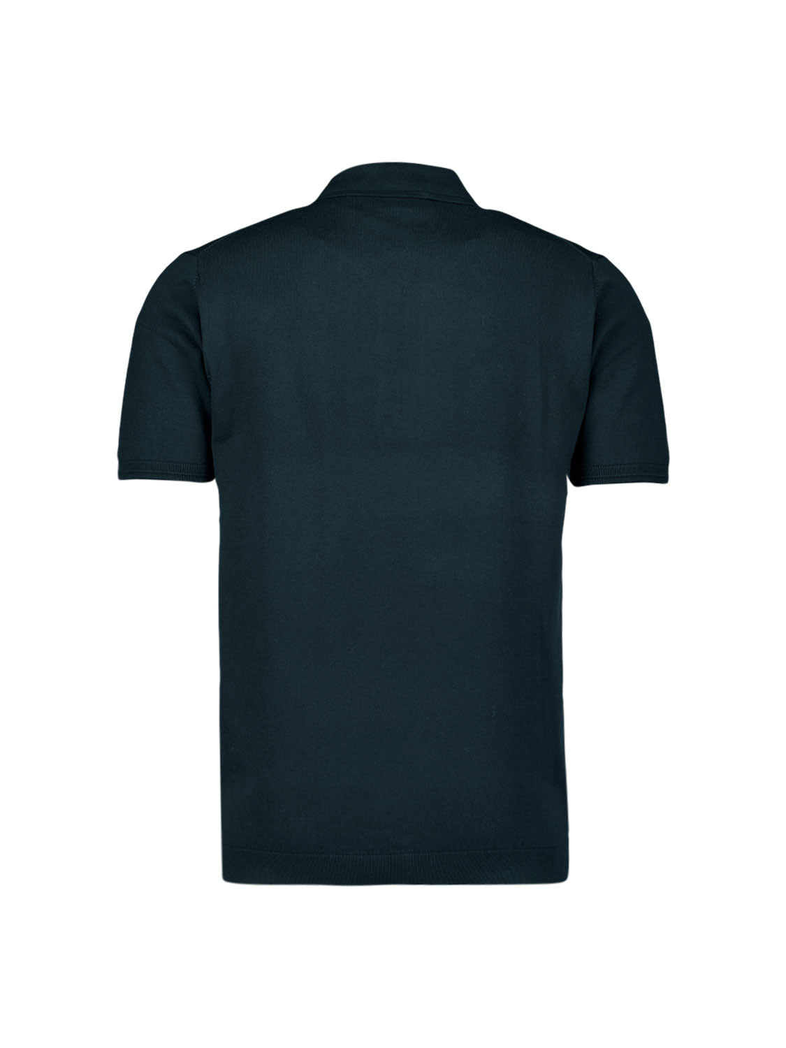 Pullover Short Sleeve Polo Zip Soli - 27210352