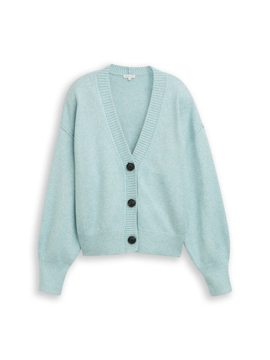 knit short cardigan - 1049188