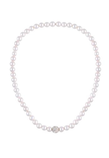 Kurze Kette Muschelkernperle 8mm Se - 10646213